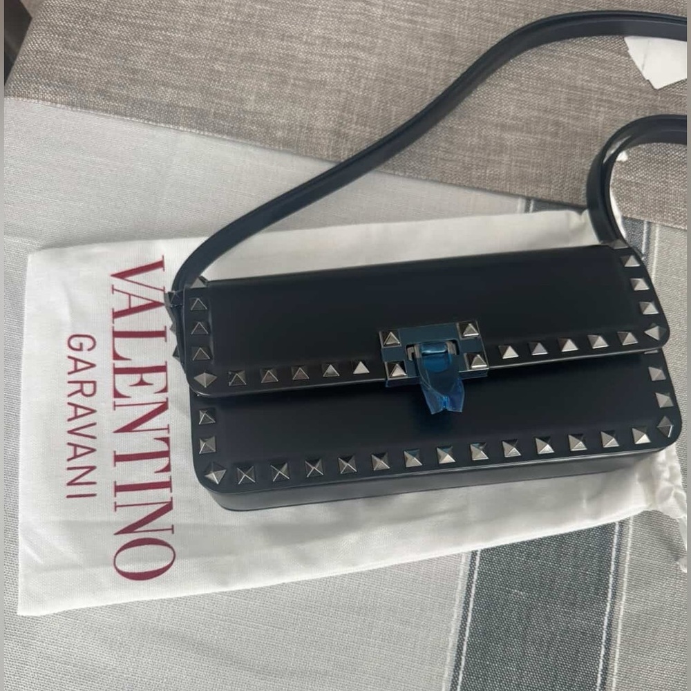 Valentino Rockstud23 East-West Leather Hobo Bag!